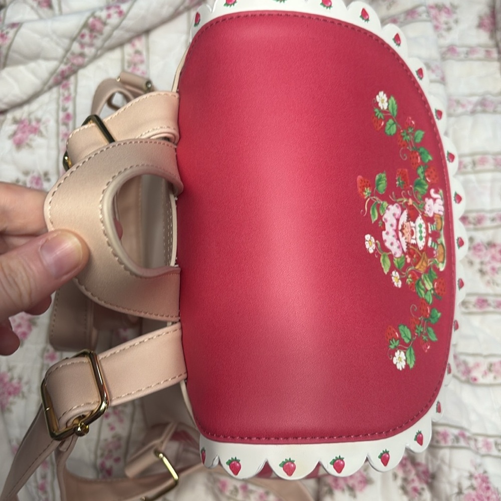 Strawberry shortcake Gingham backpack lounge fly - Picture 9 of 9